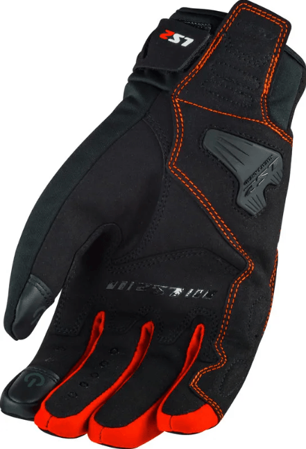 Guante LS2 Jet 2 Mujer Negro / Rojo